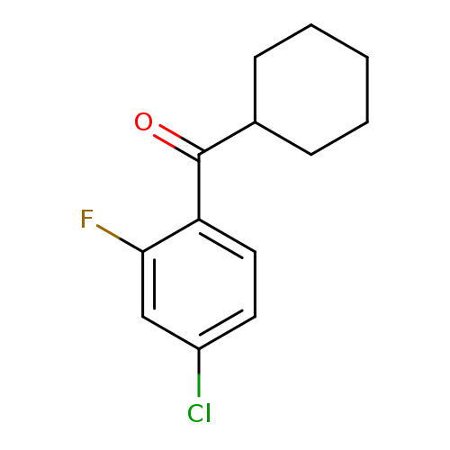 4-Chloro-2-fluorophenyl cyclohexyl ketone