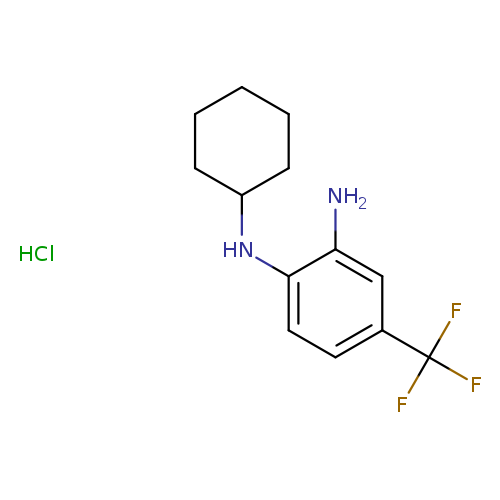 1-N-cyclohexyl-4-(trifluoromethyl)benzene-1,2-diamine hydrochloride