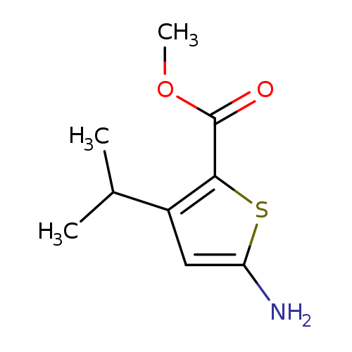 methyl 5-amino-3-(propan-2-yl)thiophene-2-carboxylate