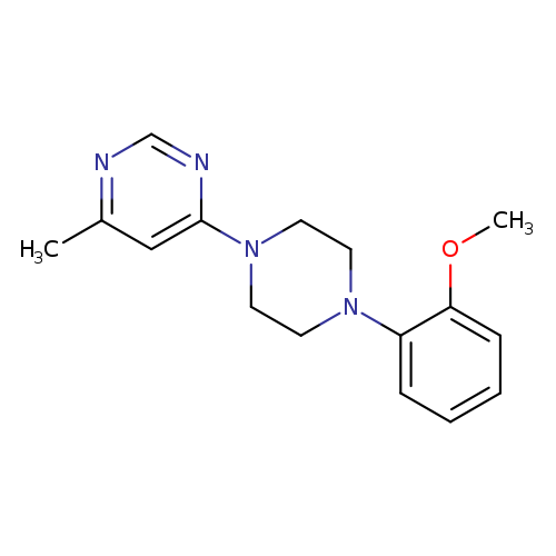 4-[4-(2-methoxyphenyl)piperazin-1-yl]-6-methylpyrimidine