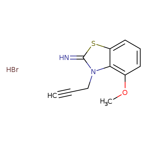 4-methoxy-3-(prop-2-yn-1-yl)benzo[d]thiazol-2(3H)-imine hydrobromide