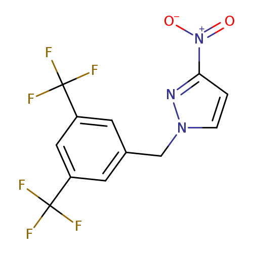 1-{[3,5-bis(trifluoromethyl)phenyl]methyl}-3-nitro-1H-pyrazole