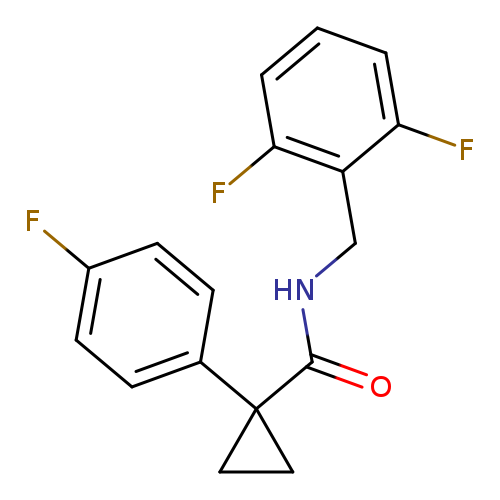 N-[(2,6-difluorophenyl)methyl]-1-(4-fluorophenyl)cyclopropane-1-carboxamide
