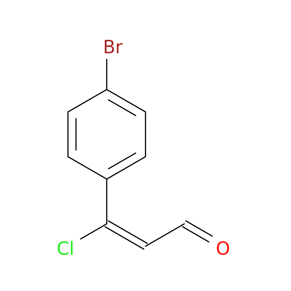 2-Propenal, 3-(4-bromophenyl)-3-chloro-, (2E)-