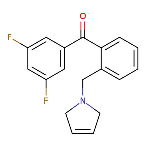 (3,5-Difluorophenyl)(2-((2,5-dihydro-1H-pyrrol-1-yl)methyl)phenyl)methanone