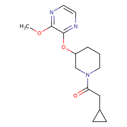 2-cyclopropyl-1-{3-[(3-methoxypyrazin-2-yl)oxy]piperidin-1-yl}ethan-1-one
