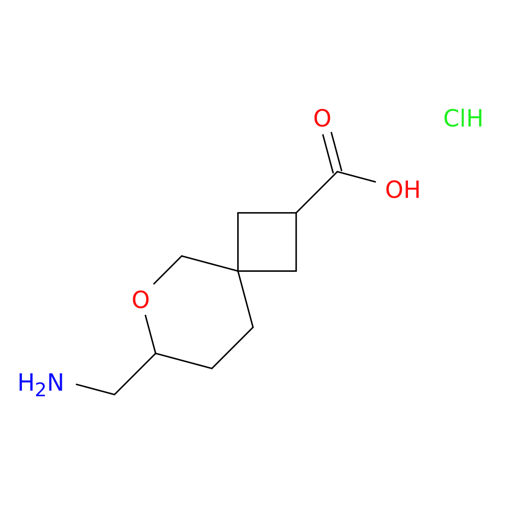 7-(aminomethyl)-6-oxaspiro[3.5]nonane-2-carboxylic acid hydrochloride