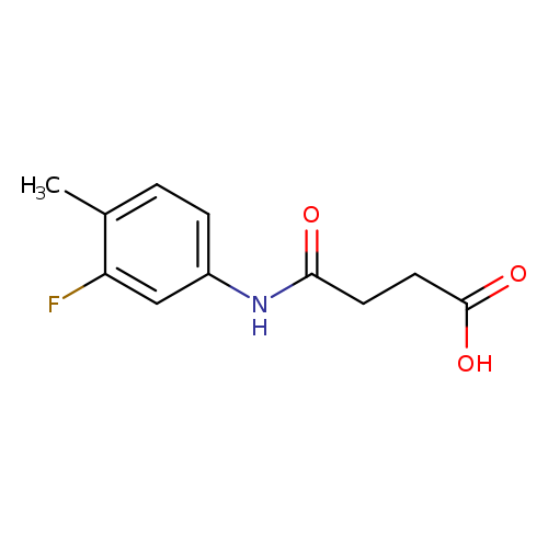 Butanoic acid, 4-[(3-fluoro-4-methylphenyl)amino]-4-oxo-