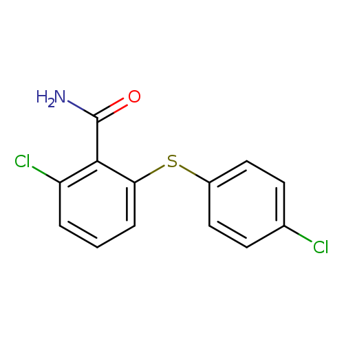 2-chloro-6-[(4-chlorophenyl)sulfanyl]benzamide