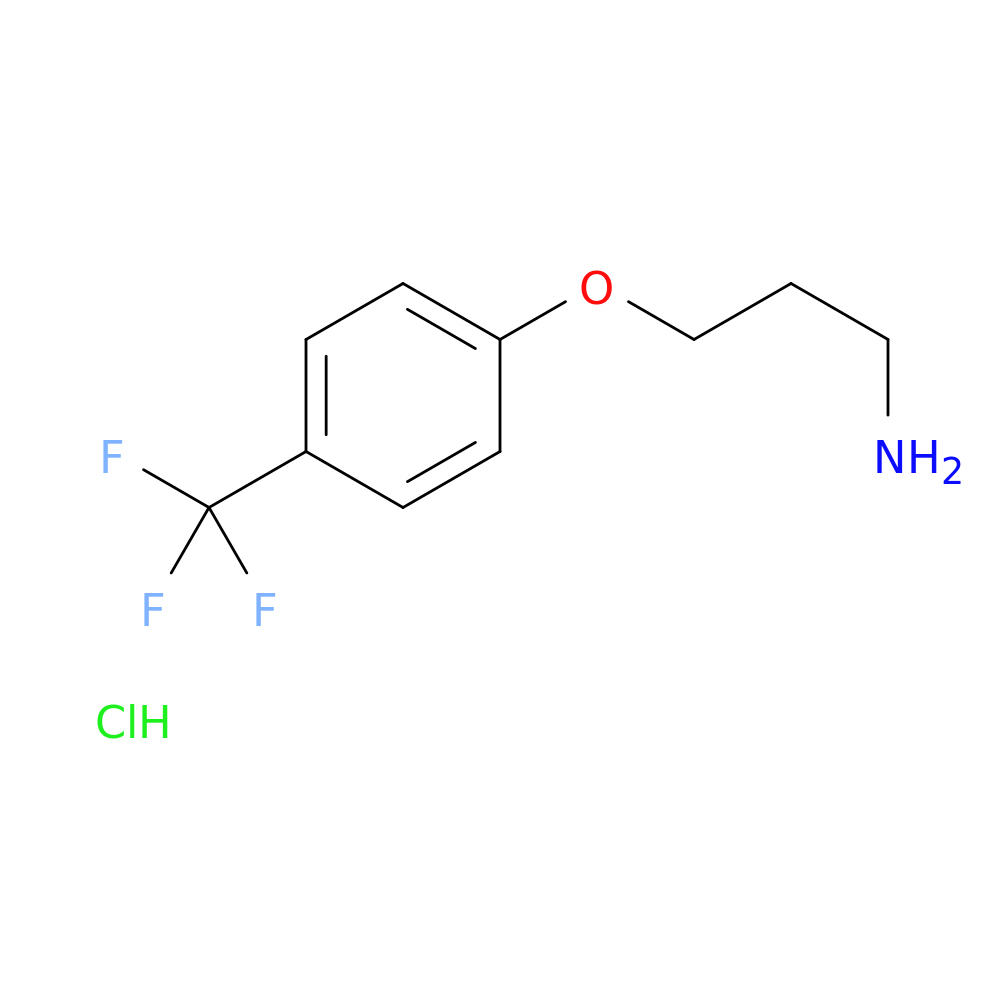3-(4-(Trifluoromethyl)phenoxy)propan-1-amine, HCl