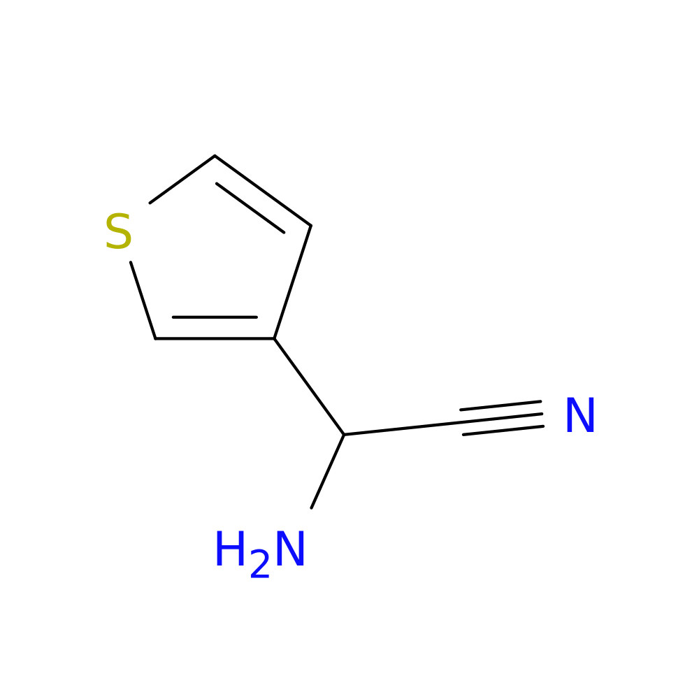 2-amino-2-(thiophen-3-yl)acetonitrile