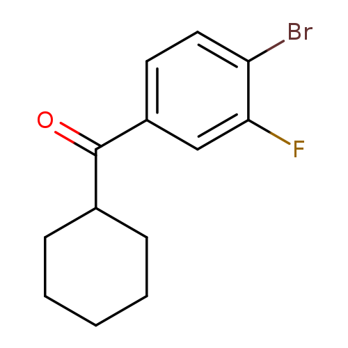 4-Bromo-3-fluorophenyl cyclohexyl ketone