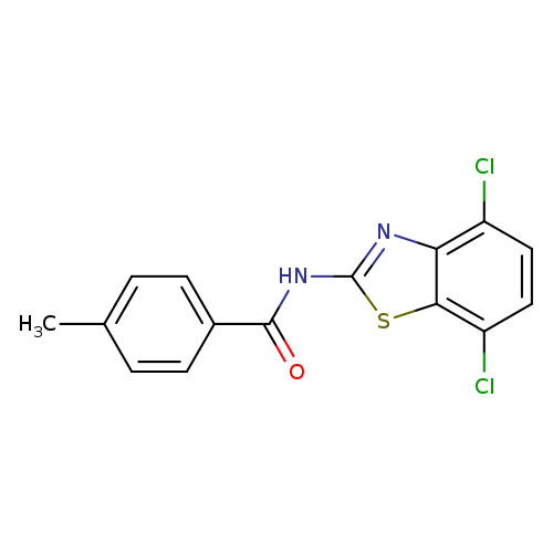 N-(4,7-dichloro-1,3-benzothiazol-2-yl)-4-methylbenzamide
