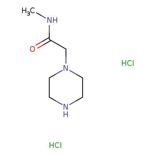N-methyl-2-(1-piperazinyl)acetamide dihydrochloride