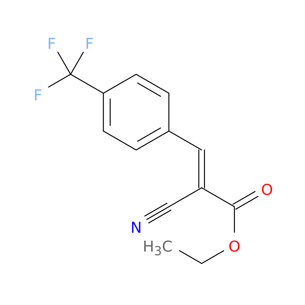 Ethyl 2-cyano-3-(4-(trifluoromethyl)phenyl)acrylate
