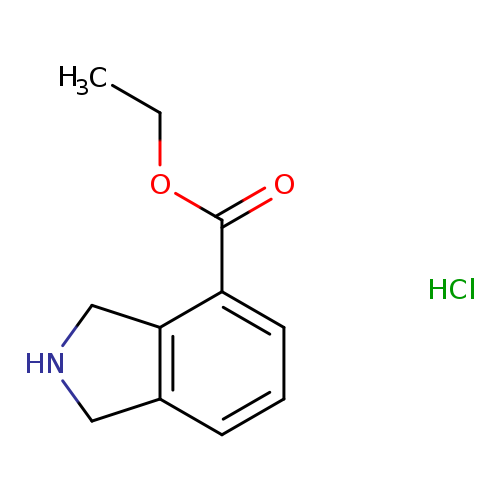 1H-Isoindole-4-carboxylic acid, 2,3-dihydro-, ethyl ester, hydrochloride (1:1)