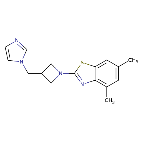 2-{3-[(1H-imidazol-1-yl)methyl]azetidin-1-yl}-4,6-dimethyl-1,3-benzothiazole