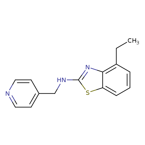4-Ethyl-N-(pyridin-4-ylmethyl)-1,3-benzothiazol-2-amine