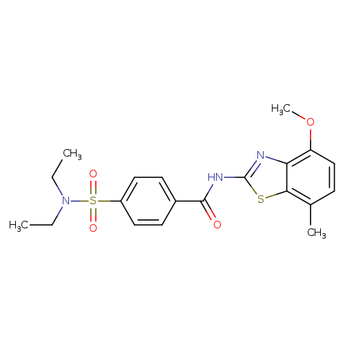 4-(diethylsulfamoyl)-N-(4-methoxy-7-methyl-1,3-benzothiazol-2-yl)benzamide