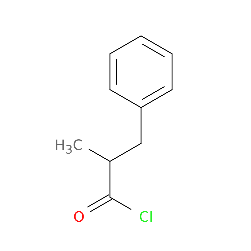 2-methyl-3-phenylpropanoyl chloride