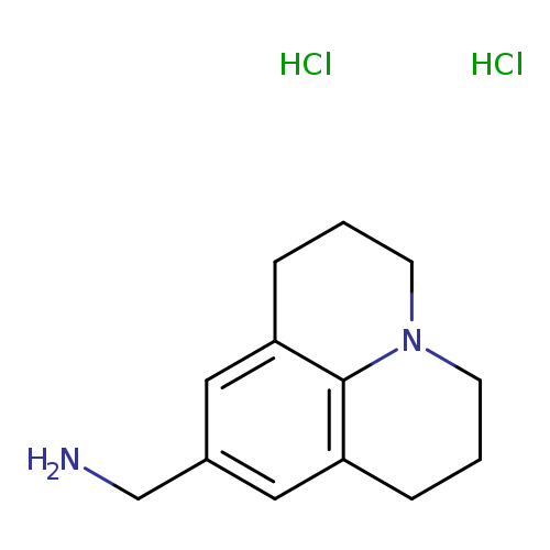 1-(2,3,6,7-tetrahydro-1H,5H-pyrido[3,2,1-ij]quinolin-9-yl)methanamine dihydrochloride