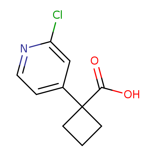 1-(2-chloropyridin-4-yl)cyclobutane-1-carboxylic acid