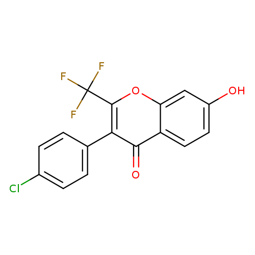 3-(4-chlorophenyl)-7-hydroxy-2-(trifluoromethyl)-4H-chromen-4-one