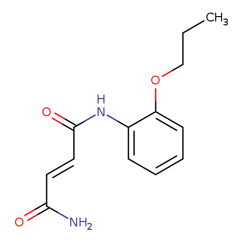 But-2-enedioic acid amide (2-propoxy-phenyl)-amide