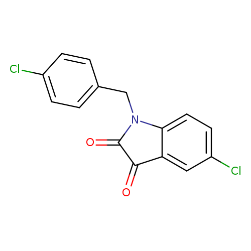 5-chloro-1-[(4-chlorophenyl)methyl]-2,3-dihydro-1H-indole-2,3-dione