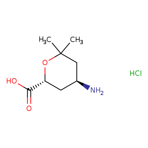 rac-(2R,4S)-4-amino-6,6-dimethyloxane-2-carboxylic acid hydrochloride, trans