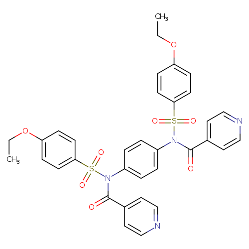 N-(4-ethoxybenzenesulfonyl)-N-{4-[N-(4-ethoxybenzenesulfonyl)pyridine-4-amido]phenyl}pyridine-4-carboxamide