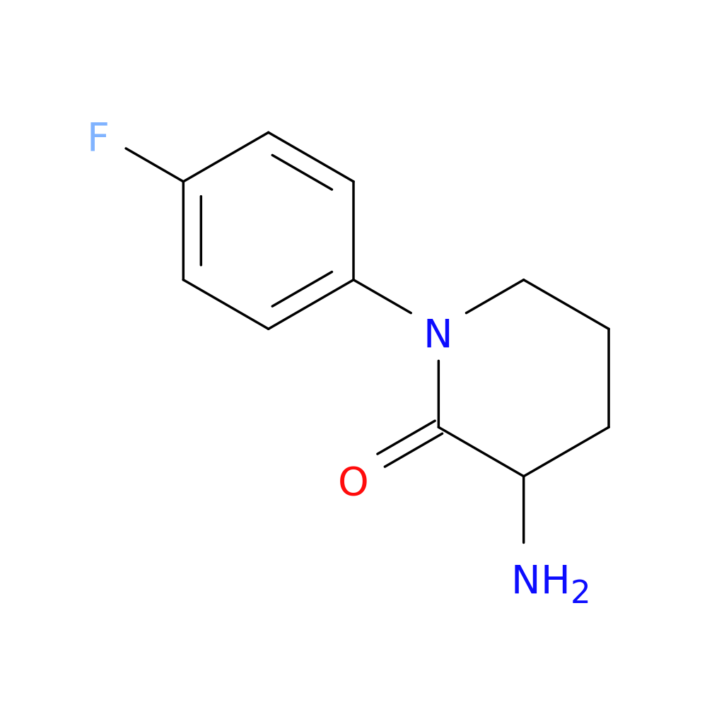 3-amino-1-(4-fluorophenyl)piperidin-2-one
