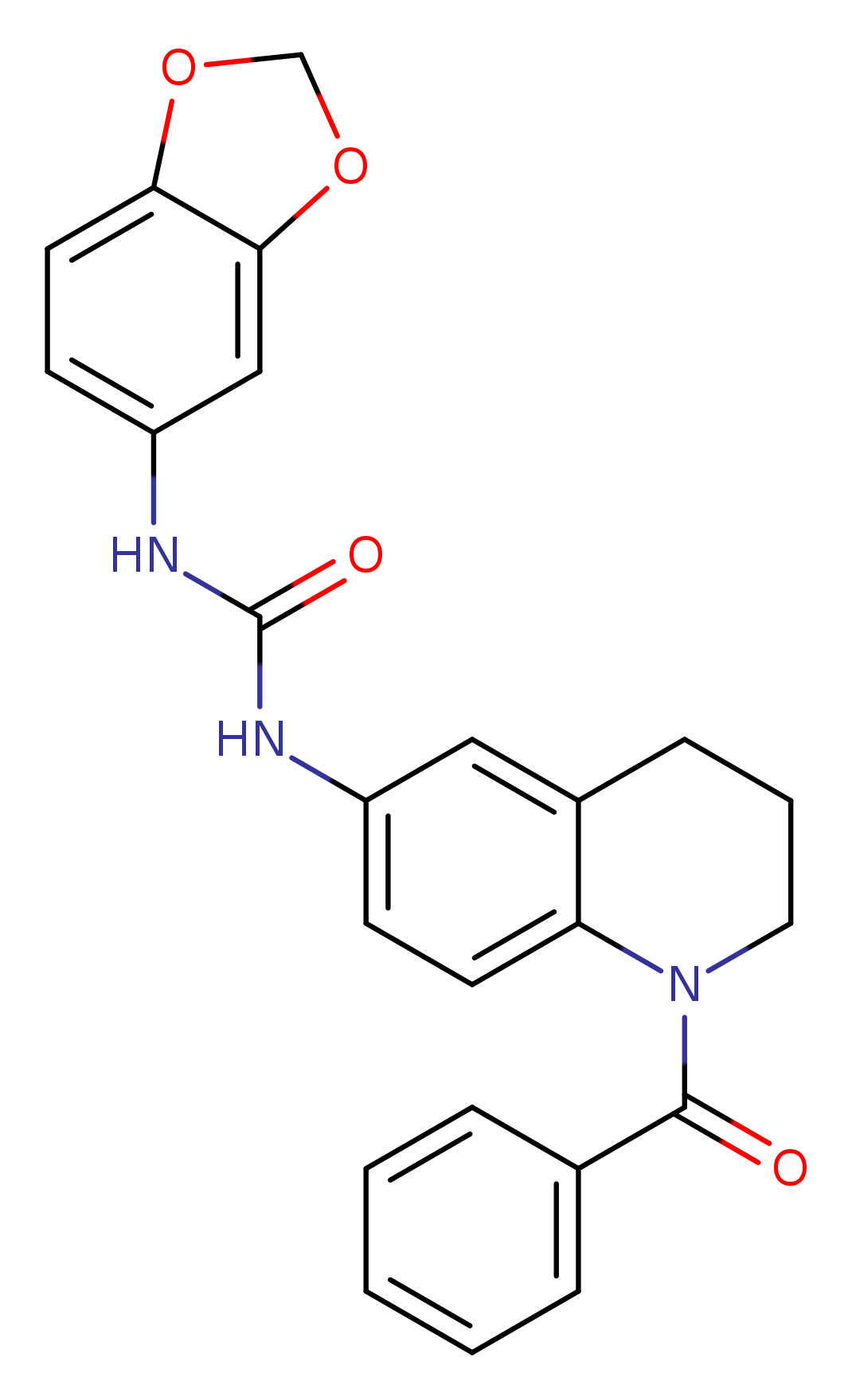 1-(1-benzoyl-1,2,3,4-tetrahydroquinolin-6-yl)-3-(2H-1,3-benzodioxol-5-yl)urea