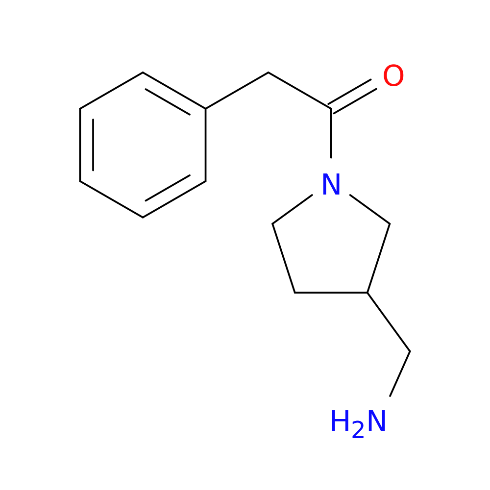 1-[3-(aminomethyl)pyrrolidin-1-yl]-2-phenylethan-1-one