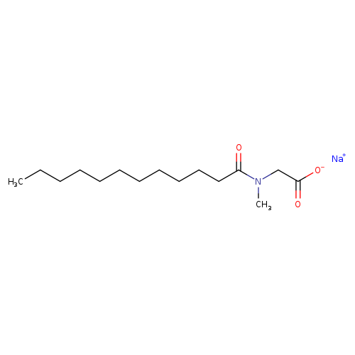Glycine, N-methyl-N-(1-oxododecyl)-, sodium salt (1:1)