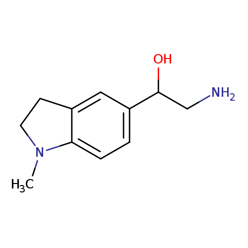 2-amino-1-(1-methyl-2,3-dihydro-1H-indol-5-yl)ethan-1-ol