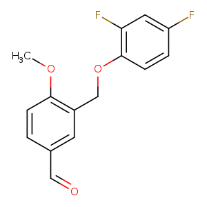 3-[(2,4-Difluorophenoxy)methyl]-4-methoxybenzaldehyde