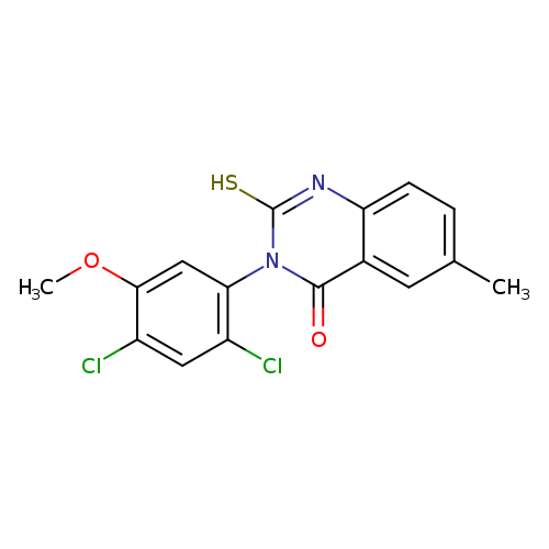 3-(2,4-dichloro-5-methoxyphenyl)-6-methyl-2-sulfanyl-3,4-dihydroquinazolin-4-one
