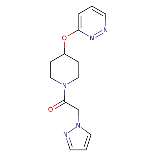 2-(1H-pyrazol-1-yl)-1-[4-(pyridazin-3-yloxy)piperidin-1-yl]ethan-1-one