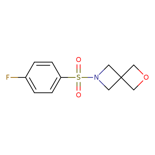 2-Oxa-6-azaspiro[3.3]heptane, 6-[(4-fluorophenyl)sulfonyl]-
