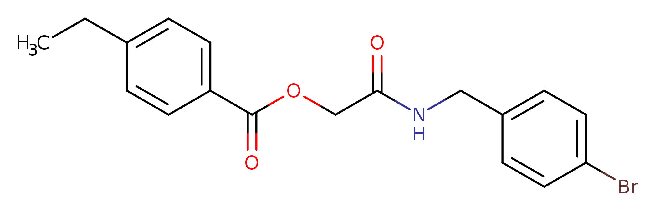 {[(4-bromophenyl)methyl]carbamoyl}methyl 4-ethylbenzoate