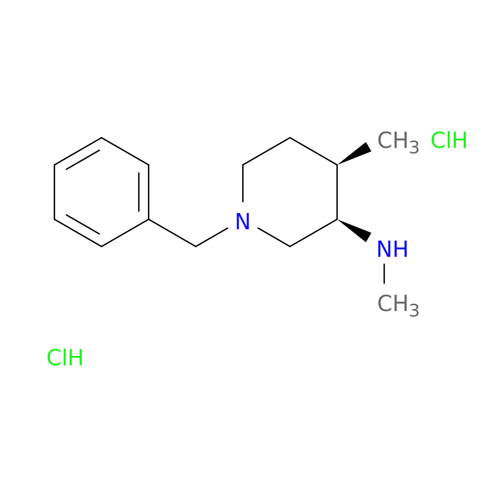 (3R,4R)-1-Benzyl-N,4-dimethylpiperidin-3-amine dihydrochloride