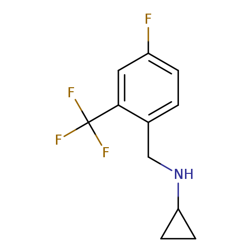 N-{[4-fluoro-2-(trifluoromethyl)phenyl]methyl}cyclopropanamine