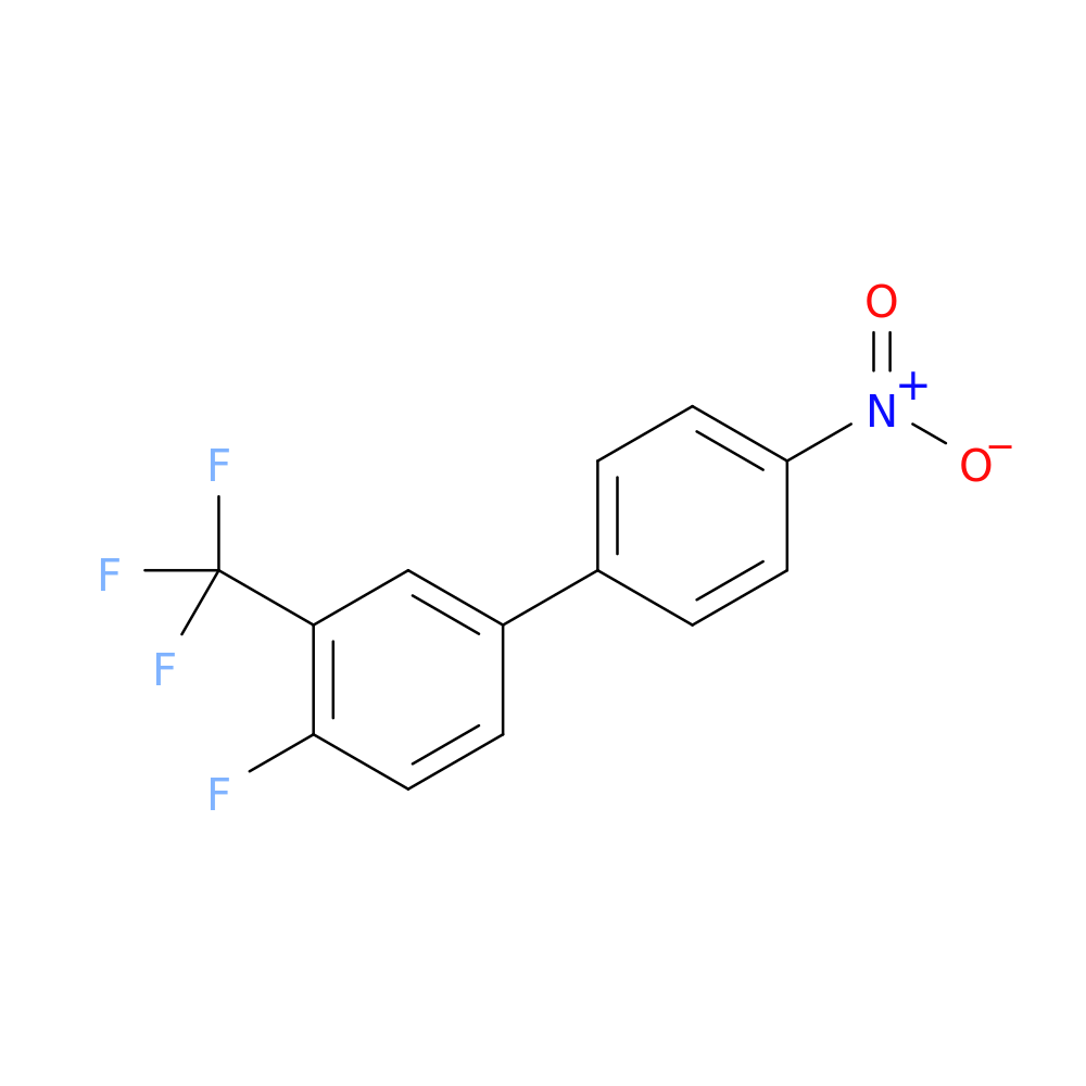 1,1'-Biphenyl, 4-fluoro-4'-nitro-3-(trifluoromethyl)-