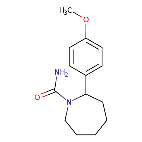 2-(4-methoxyphenyl)azepane-1-carboxamide