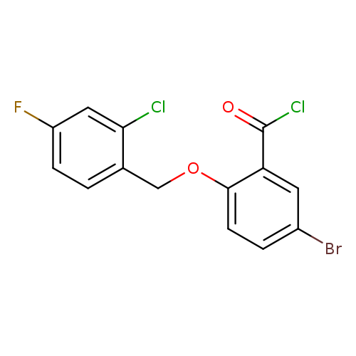5-Bromo-2-[(2-chloro-4-fluorobenzyl)oxy]benzoyl chloride
