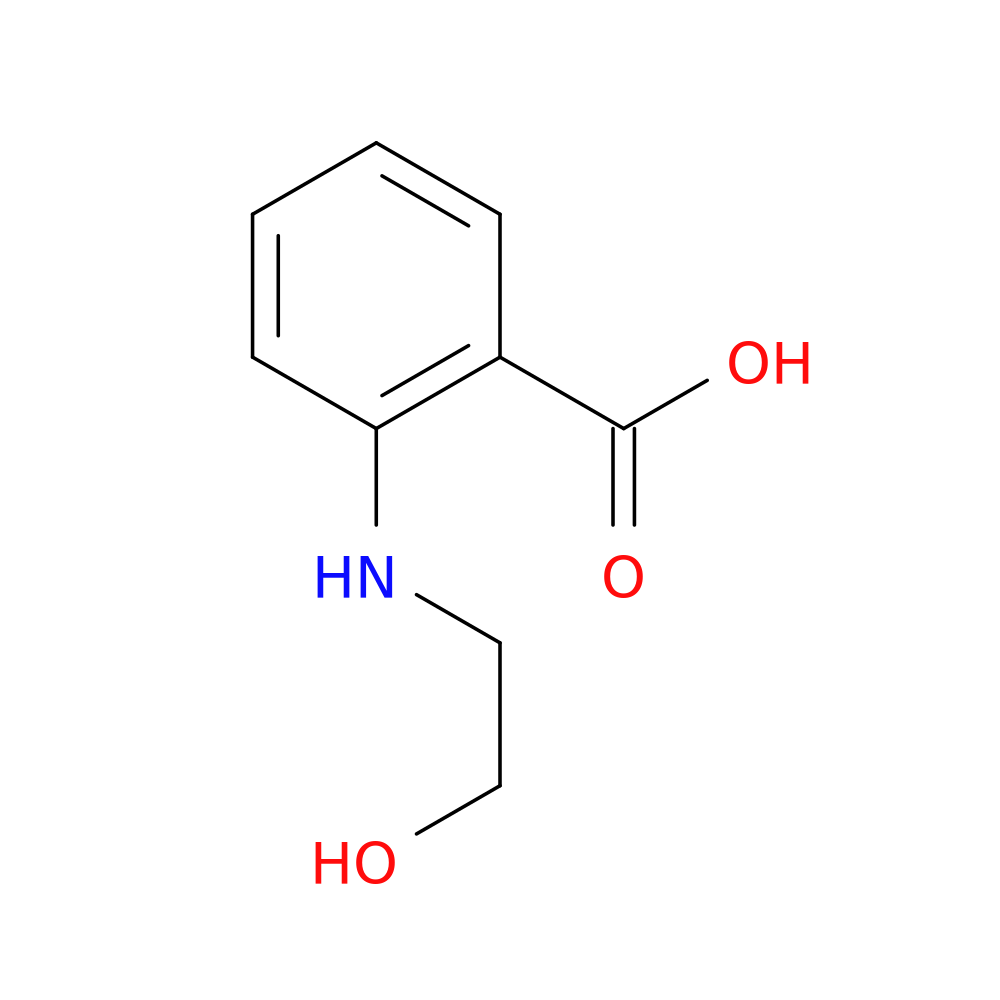 2-((2-Hydroxyethyl)amino)benzoic acid
