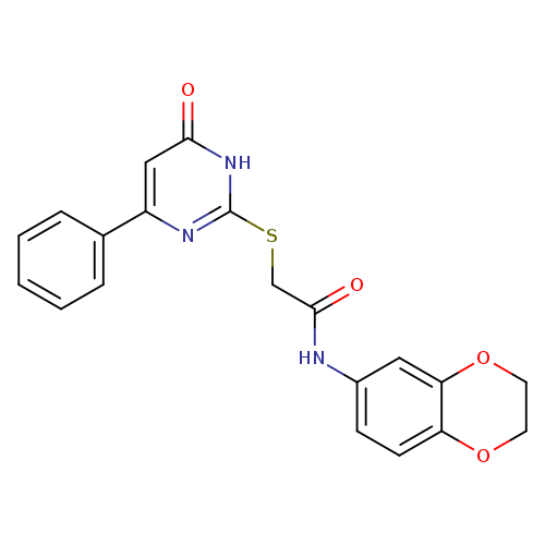 N-(2,3-dihydro-1,4-benzodioxin-6-yl)-2-[(6-oxo-4-phenyl-1,6-dihydropyrimidin-2-yl)sulfanyl]acetamide