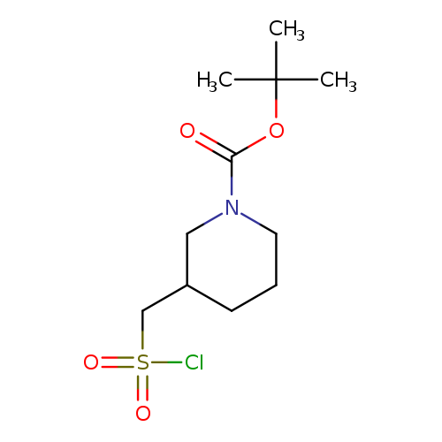 tert-butyl 3-[(chlorosulfonyl)methyl]piperidine-1-carboxylate