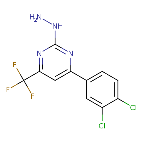 4-(3,4-Dichlorophenyl)-2-hydrazino-6-(trifluoromethyl)pyrimidine